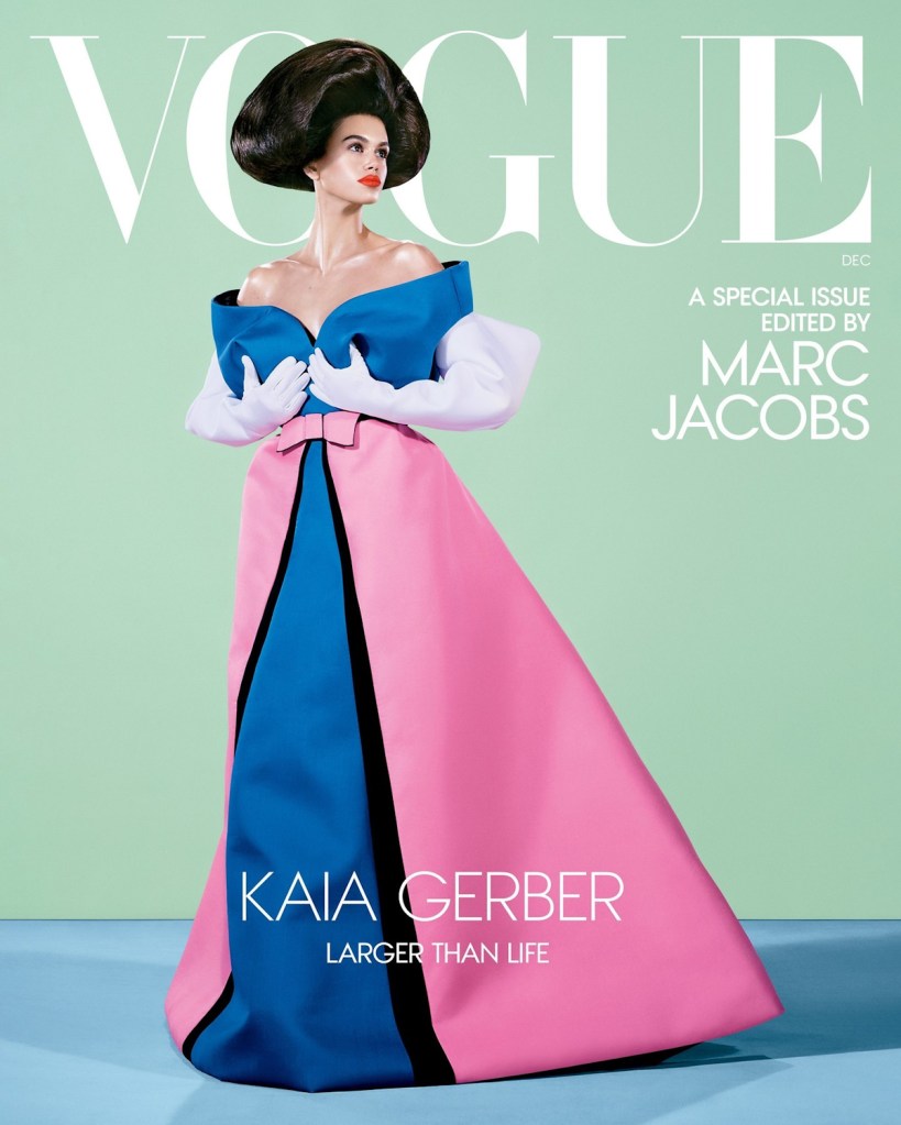 US Vogue December 2024 : Kaia Gerber by Steven Meisel