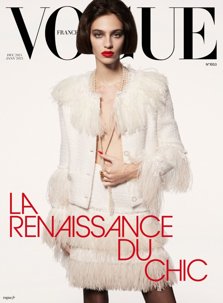 Vogue France December 2024/January 2025 : Loli Bahia by Mert Alas & Marcus Piggott